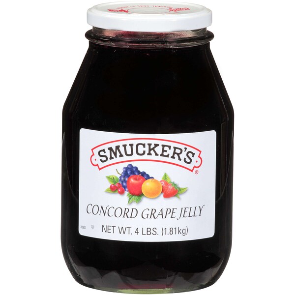 Smuckers Smucker's Grape Jelly 4lbs Jar, PK6 - 5150000328