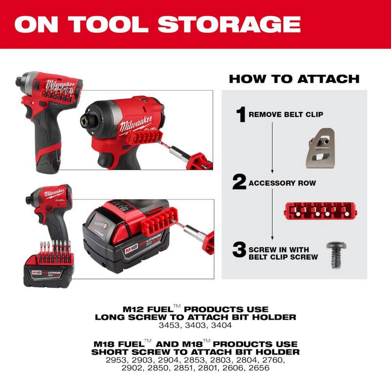 Set de puntas de destornillador de aleación de acero de impacto Milwaukee SHOCKWAVE (45 piezas) con kit de hojas de herramienta multi oscilante (8 piezas) - 48-32-4023-49-10-9212