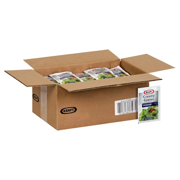 Kraft Kraft Portion Control Creamy Caesar Dressing 1.5 oz. Pouch, PK60 - 10021000011497