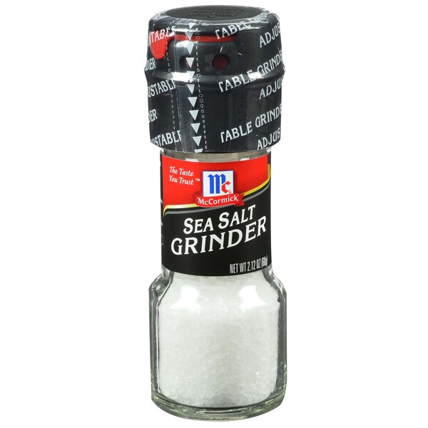 Mccormick McCormick Sea Salt Grinder 2.12 oz. Grinder, PK36 - 900033011