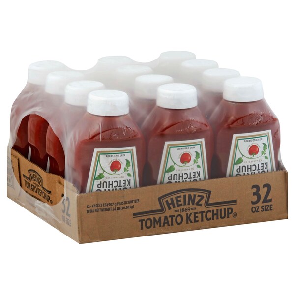 Heinz Heinz Squeeze Ketchup 32 oz. Bottle, PK12 - 10013000006054