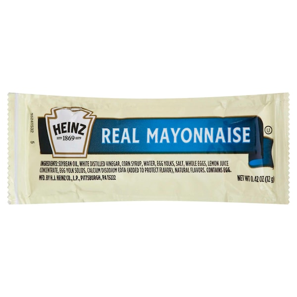 Heinz Heinz Single Serve Mayonnaise 12g Packet, PK500 - 10013000531402