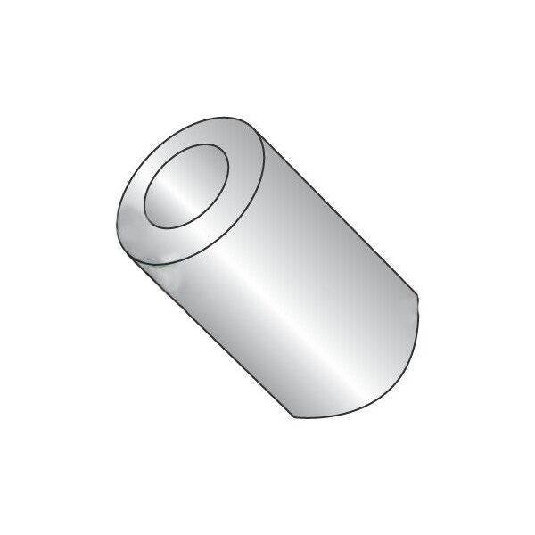 Newport Fasteners Round Spacer, #8 Screw Size, Plain Stainless Steel, 1 in Overall Lg, 0.166 in Inside Dia, 500 PK - 694292