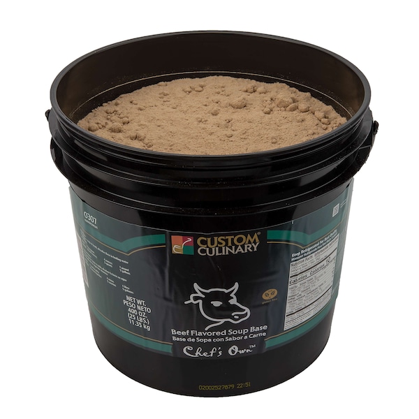 Chefs Own Chef's Own Beef Flavor Granular Base 25lbs - 03076FCFP