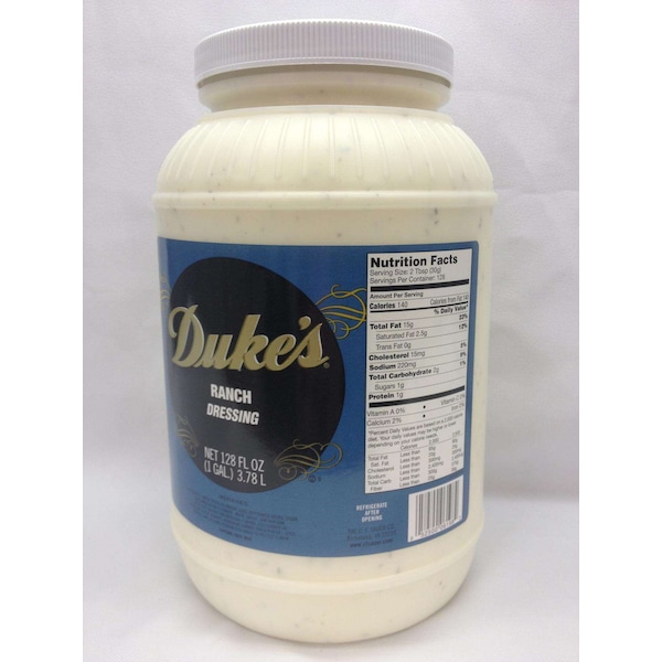 Dukes Duke's Ranch Dressing 1 gal. Jug, PK4 - 06198