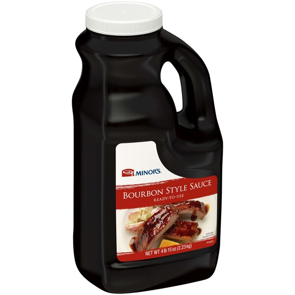 Minors Minor's Ready To Use Bourbon Style Sauce .5 gal. Jug, PK4 - 00050000558971