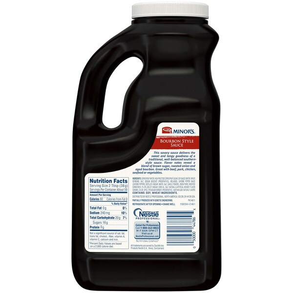 Minors Minor's Ready To Use Bourbon Style Sauce .5 gal. Jug, PK4 - 00050000558971