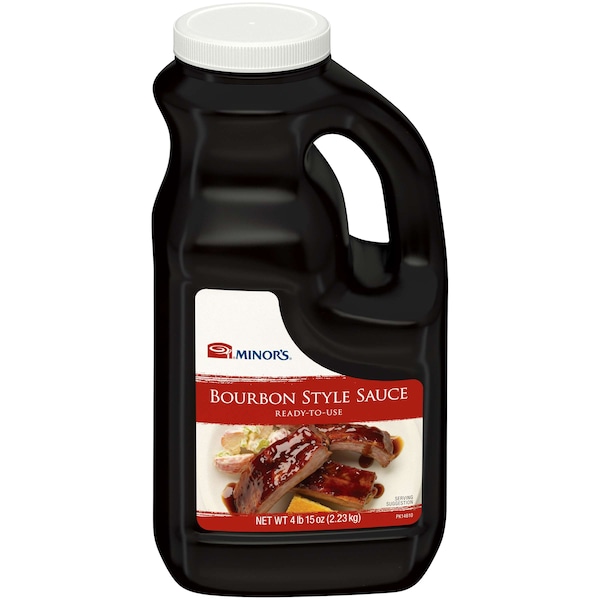 Minors Minor's Ready To Use Bourbon Style Sauce .5 gal. Jug, PK4 - 00050000558971