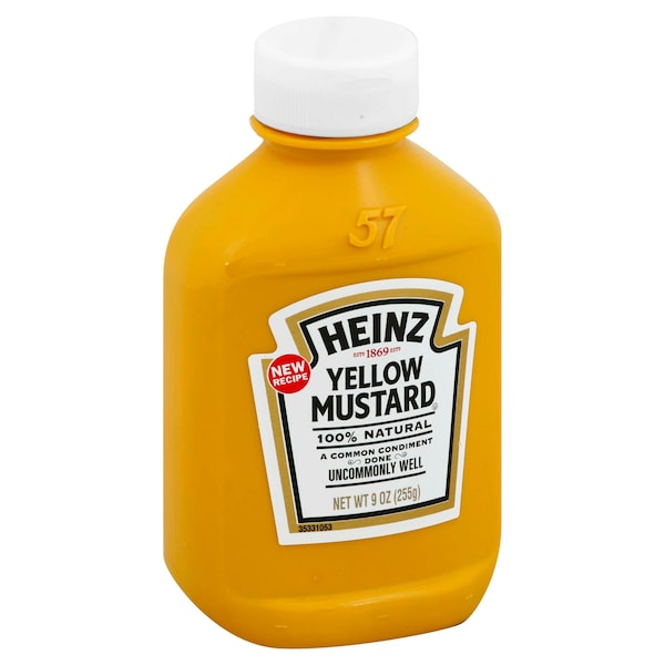 Heinz Heinz Forever Full Yellow Plastic Squeeze Mustard 9 oz. Bottle, PK16 - 10013000002216