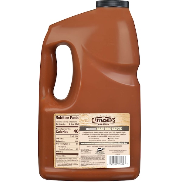 Cattlemens Cattlemen's Smokey BBQ Sauce 152 oz. Jug, PK4 - 05309