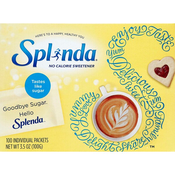Splenda Splenda Packets 100 Count 3.5 oz., PK12 - SP14000100