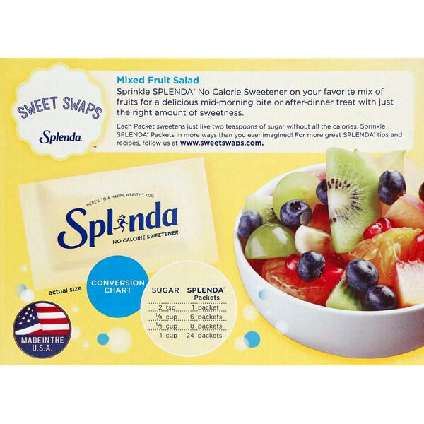 Splenda Splenda Packets 100 Count 3.5 oz., PK12 - SP14000100