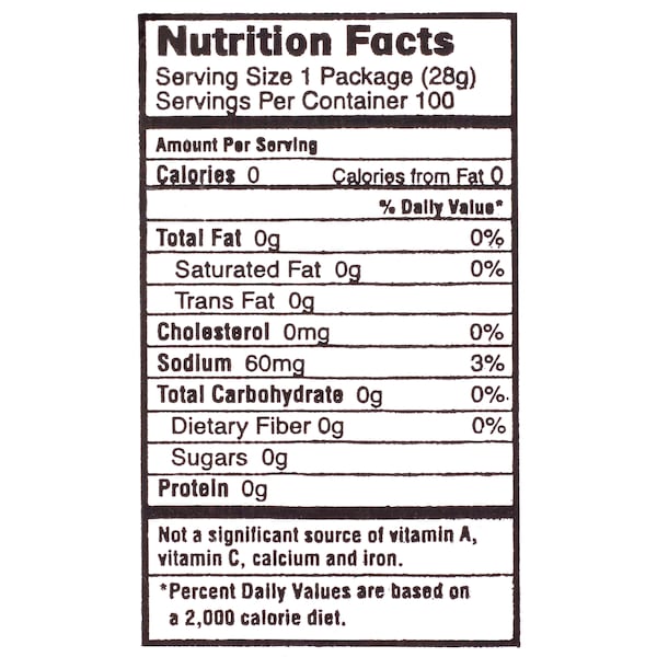 Menu Magic Menu Magic Single Serve Sugar Free Maple Flavor Syrup, PK100 - 04179