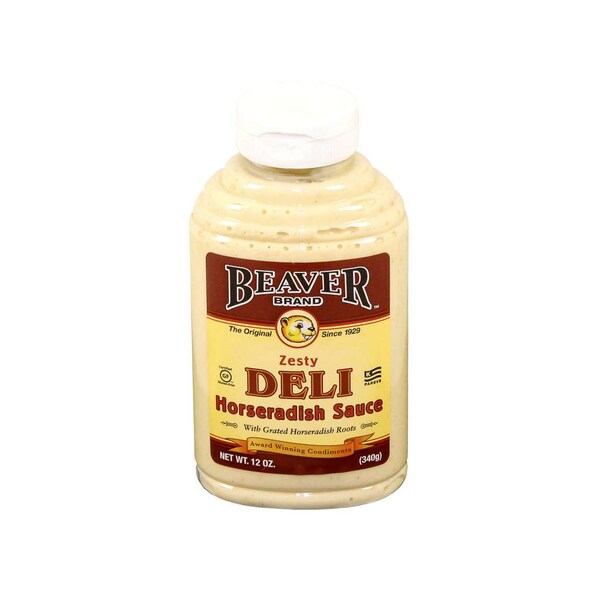 Beaver Beaver Deli Horseradish Mustard 12 oz. Bottle, PK6 - 215