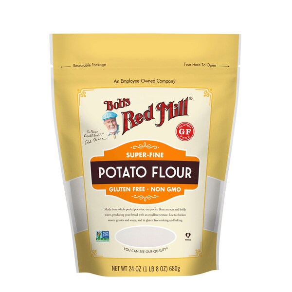 Bobs Red Mill Natural Foods Bob's Red Mill Potato Flour 24 oz. Resealable Pouches, PK4 - 1445S244