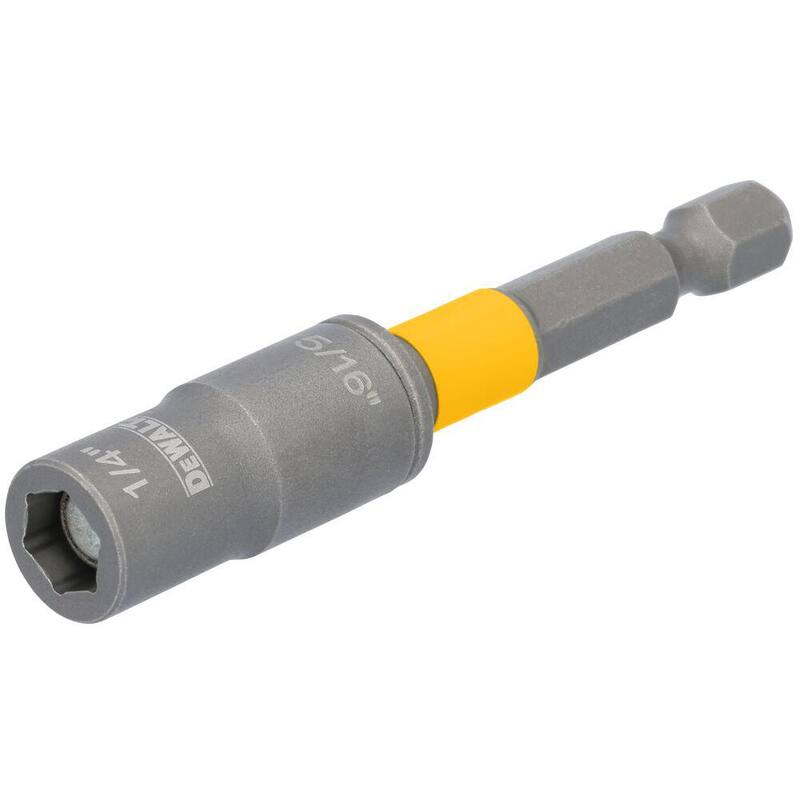 DEWALT MAXFIT ULTRA Juego de 2 piezas de dados desmontables de acero al carbono de 1/4 y 5/16 pulgadas con doble extremo (DWAFDND14516MF)