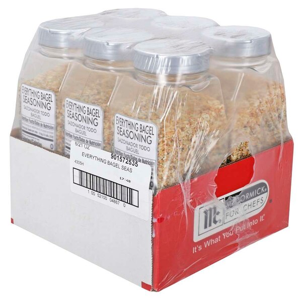 Mccormick McCormick Culinary Everything Bagel Seasoning Blend 21 oz. Bottle, PK6 - 901572535