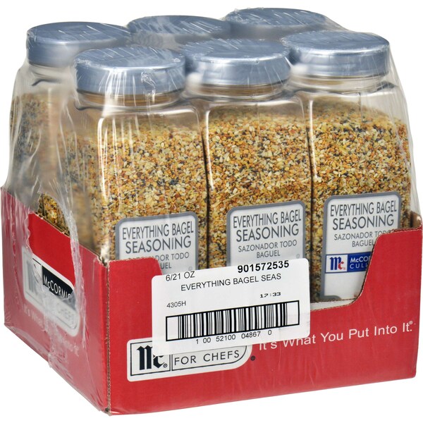 Mccormick McCormick Culinary Everything Bagel Seasoning Blend 21 oz. Bottle, PK6 - 901572535