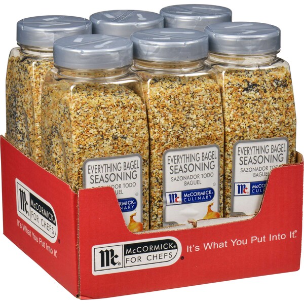 Mccormick McCormick Culinary Everything Bagel Seasoning Blend 21 oz. Bottle, PK6 - 901572535