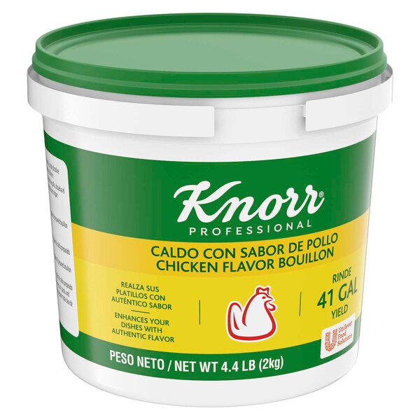 Knorr Knorr Caldo De Pollo Chicken Flavor Base 4.4lbs Jar, PK4 - 4800176045