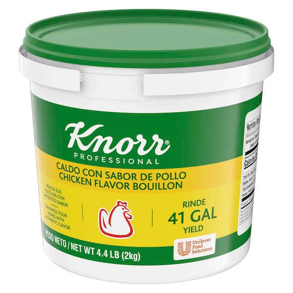 Knorr Knorr Caldo De Pollo Chicken Flavor Base 4.4lbs Jar, PK4 - 4800176045
