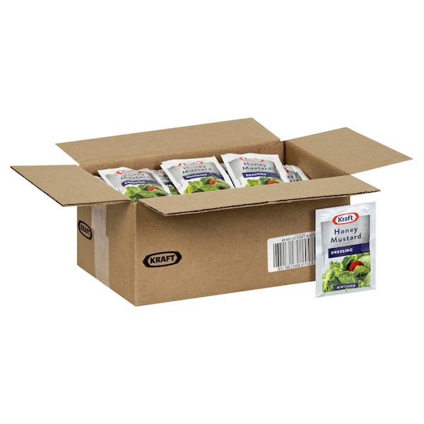Kraft Kraft Portion Control Honey Mustard Dressing 1.5 oz. Pouch, PK60 - 10021000011527