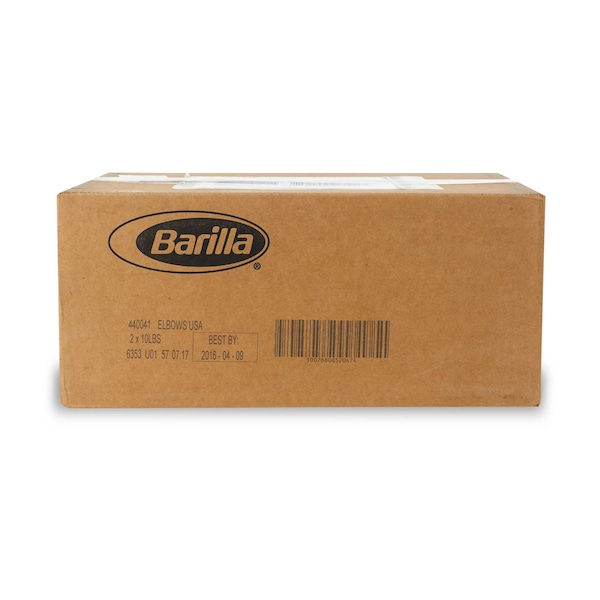 Barilla Barilla Kosher Elbows Usa 160 oz., PK2 - 1000440041