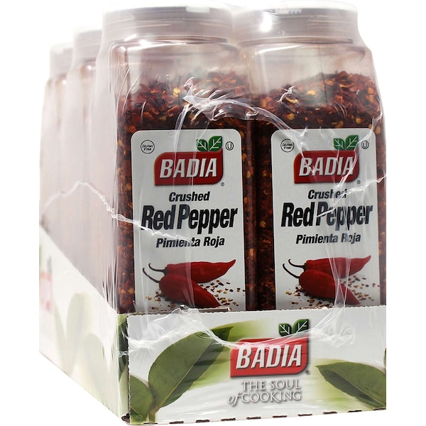 Badia Badia Pepper Red Crushed 12 oz. Bottle, PK6 - 90547