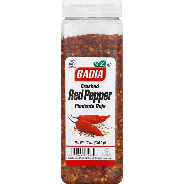 Badia Badia Pepper Red Crushed 12 oz. Bottle, PK6 - 90547