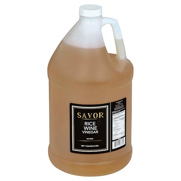 Savor Imports Savor Imports 4.5% Unseasoned Rice Vinegar 1 gal. Jug, PK4 - 586603