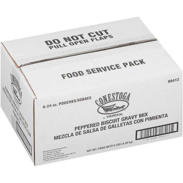 Conestoga Conestoga Peppered Biscuit Gravy Mix 24 oz. Bag, PK6 - 99412