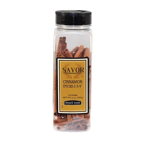Savor Imports Savor Imports 2.75" Cinnamon Stick 8 oz., PK6 - 659138001375