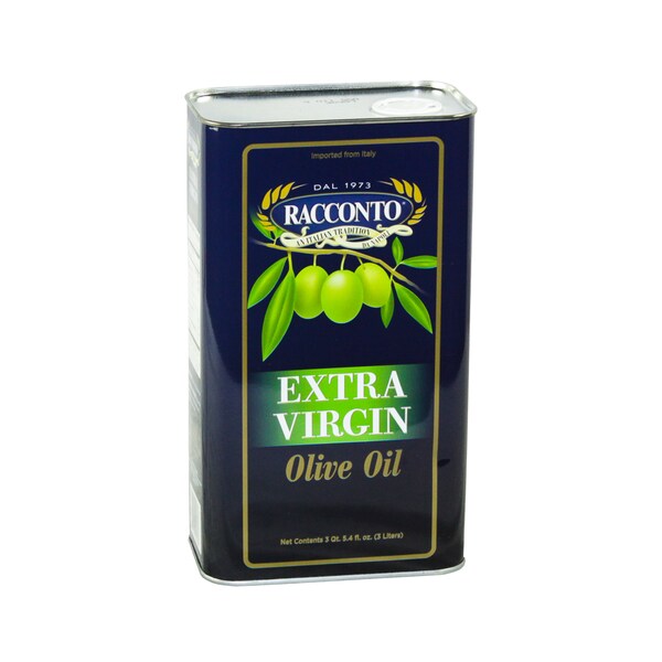 Racconto Oil Extra Virgin Olive Tin 3 Liter, PK4 - 10262