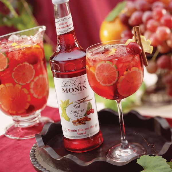 Monin Monin Red Sangria Mix Syrup 1 Liter Bottle, PK4 - M-FR081F