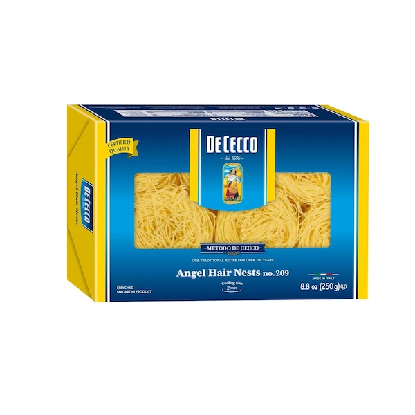 De Cecco De Cecco No. 209 Angel Hair Nest 8.8 oz. Box, PK12 - VSV2209