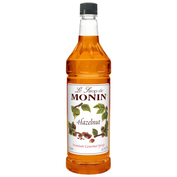 Monin Monin Hazelnut Flavor Syrup 1 Liter, PK4 - M-FR023F