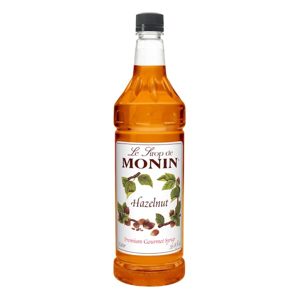 Monin Monin Hazelnut Flavor Syrup 1 Liter, PK4 - M-FR023F