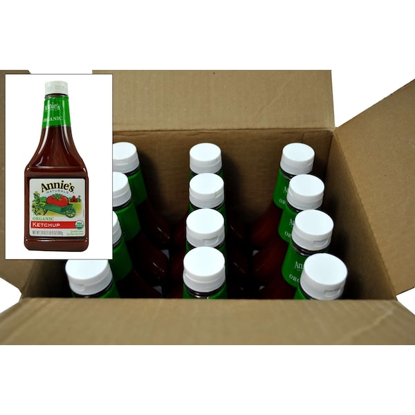 Annies Annie's Organic Ketchup 24 oz. Bottle, PK12 - 92325-22225