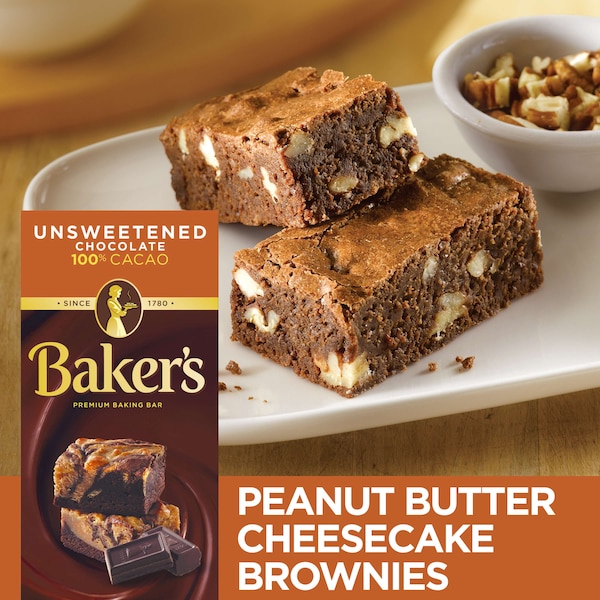 Bakers Bakers Chocolate Unsweetened 4 oz., PK12 - 10043000054014
