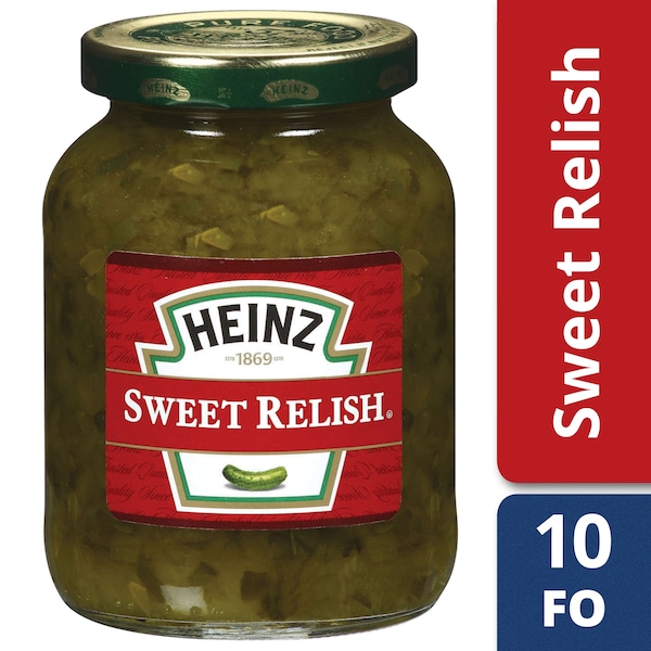 Heinz Heinz Sweet Green Relish 10 oz. Jar, PK12 - 10013000006290