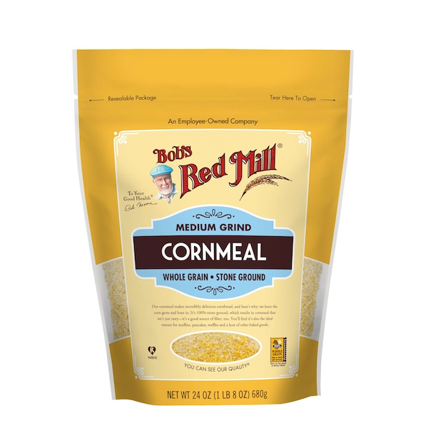 Bobs Red Mill Natural Foods Bob's Red Mill Medium Grind Cornmeal 24 oz. Pouches, PK4 - 1148S244