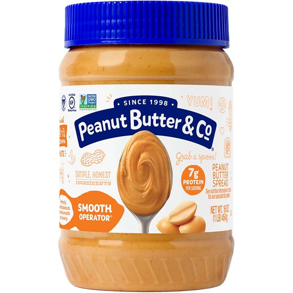 Peanut Butter & Co Smooth Operator 16 oz. All Natural Smooth Peanut Butter, PK6 - 17010001