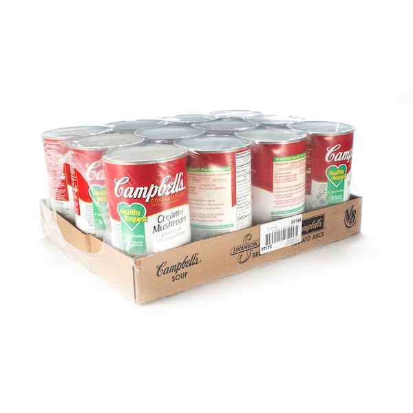Campbells Condensed Soup Healthy Request Cream Of Mushroom Soup 50 oz., PK12 - 000004144