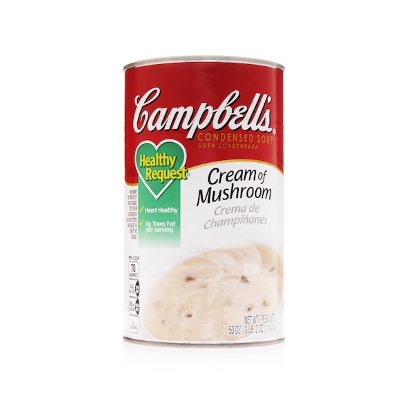 Campbells Condensed Soup Healthy Request Cream Of Mushroom Soup 50 oz., PK12 - 000004144