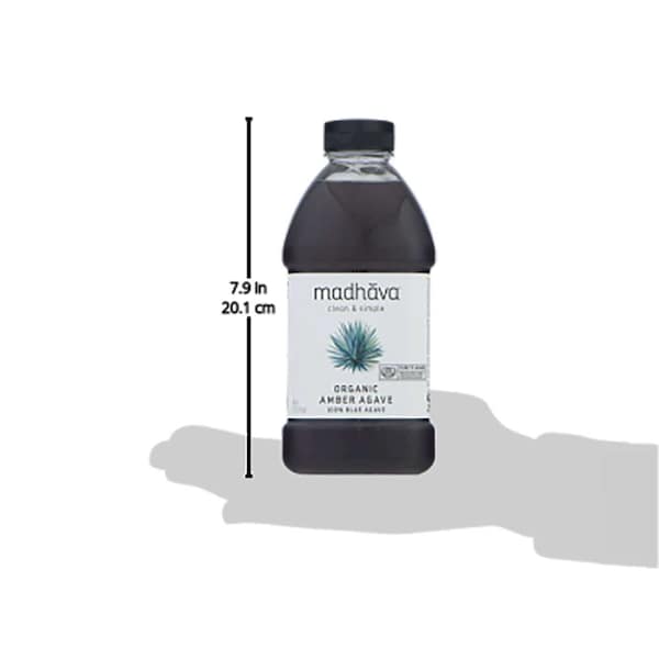 Madhava Madhava Organic Amber Raw Agave 46 oz., PK4 - 20046-4