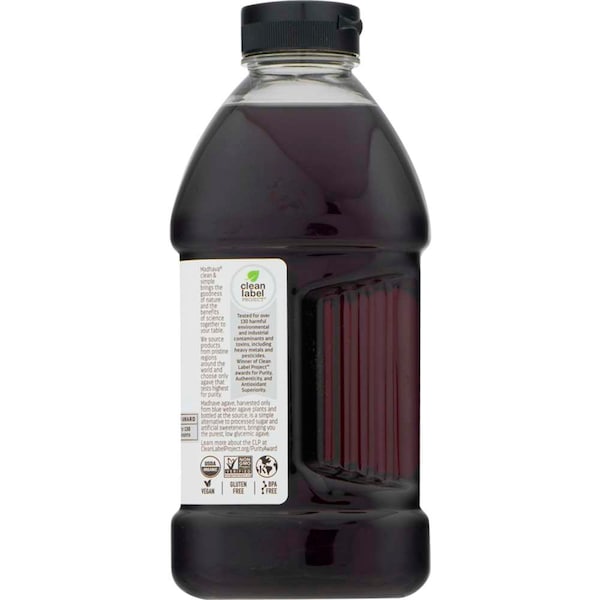 Madhava Madhava Organic Amber Raw Agave 46 oz., PK4 - 20046-4