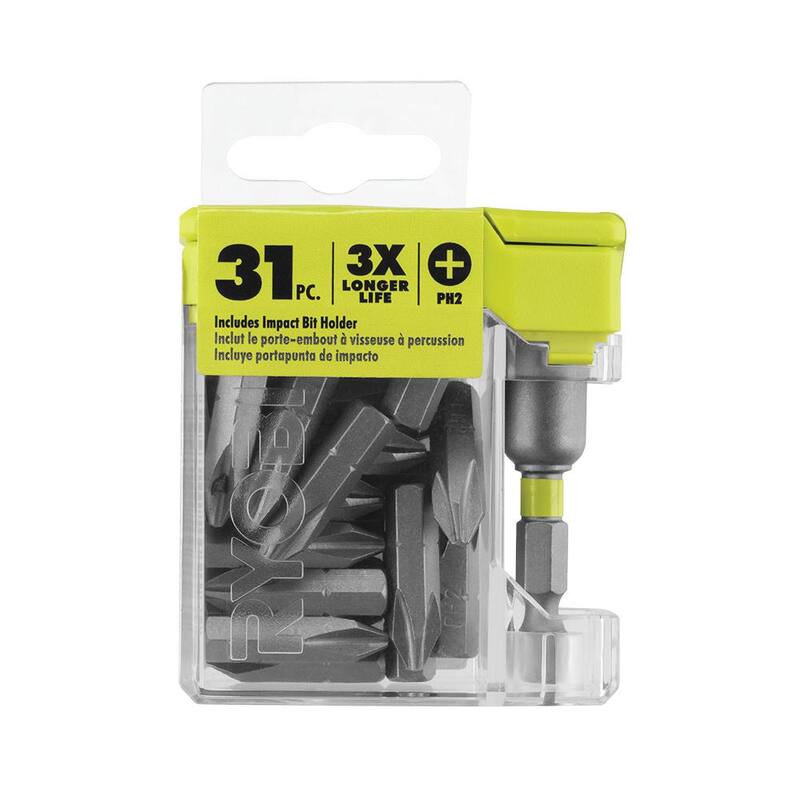 Set de puntas para taladro de impacto a granel de 1 pulgada (31 piezas) - A963101