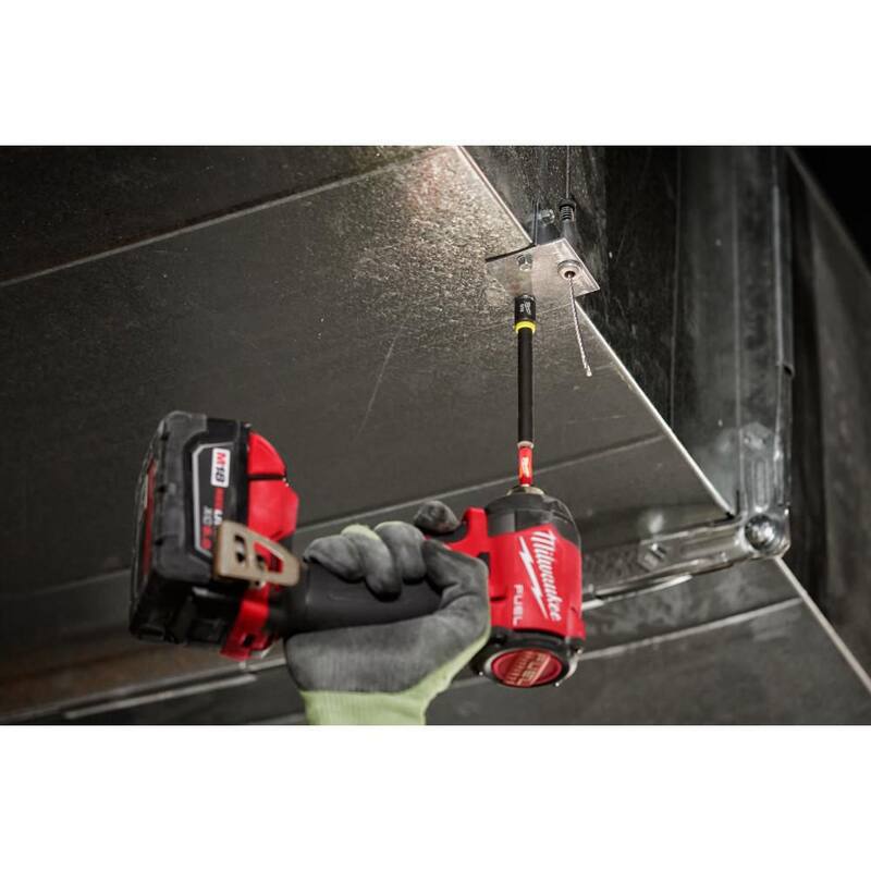 Set de llaves magnéticas para tuercas de acero de aleación de 2-9/16 pulgadas Milwaukee SHOCKWAVE Impact-Duty (4 piezas) - 49-66-4566
