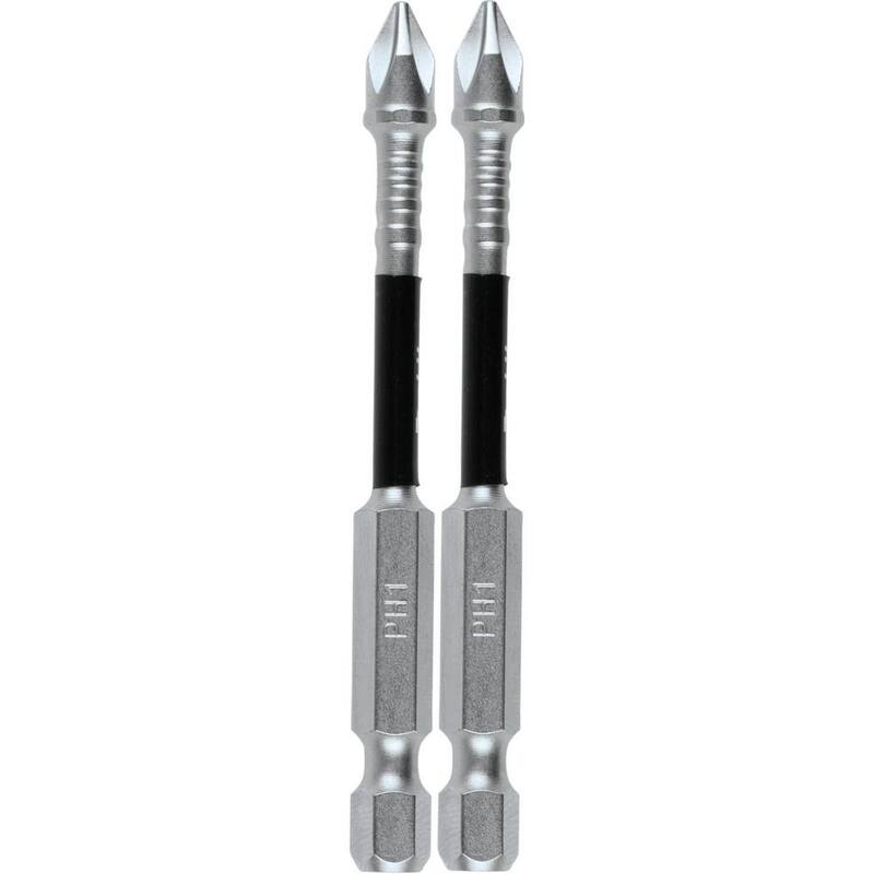 Makita IMPACT XPS #1 Phillips 3 in. Power Bit (paquete de 2) - E-01133