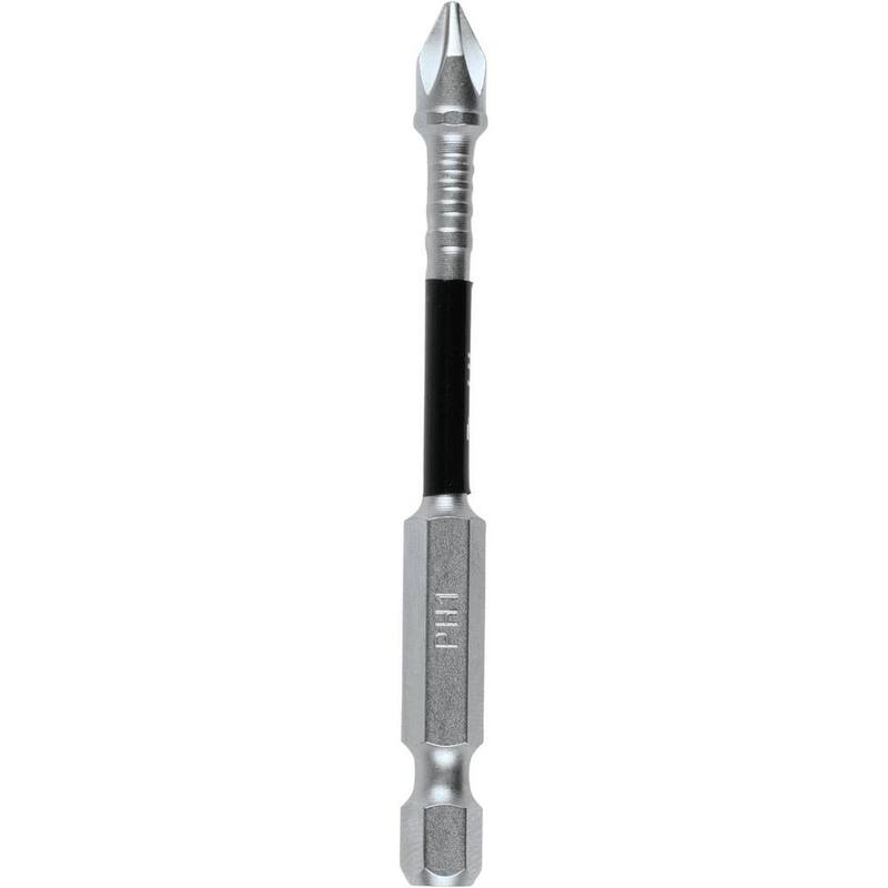 Makita IMPACT XPS #1 Phillips 3 in. Power Bit (paquete de 2) - E-01133